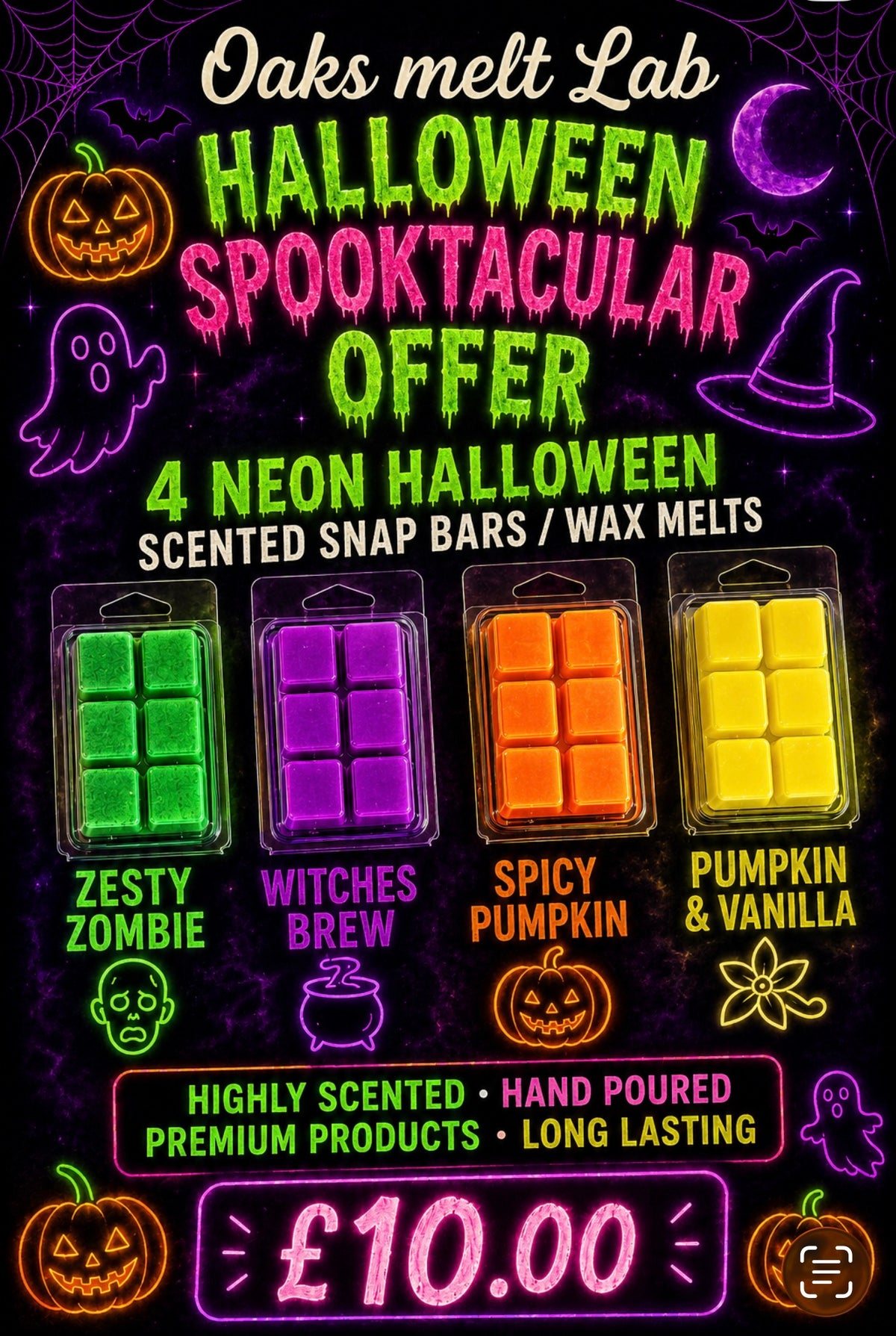 Halloween wax melts