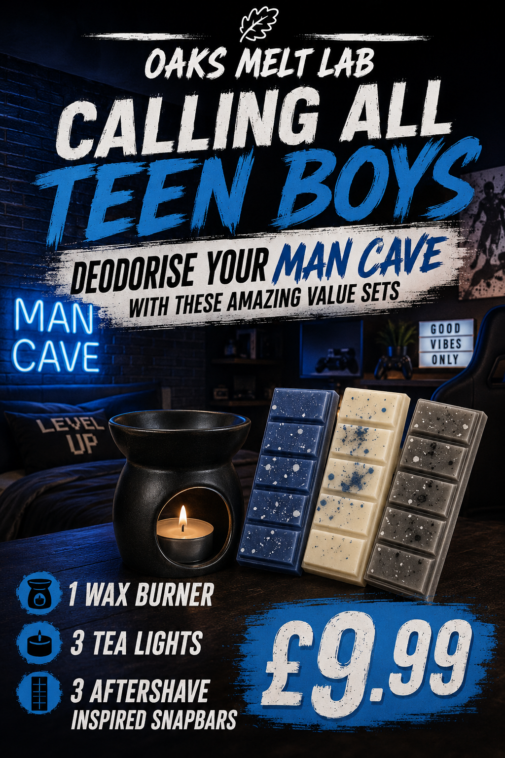 Teen boys pack